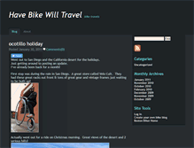 Tablet Screenshot of biketravels.bostonbiker.org