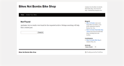 Desktop Screenshot of bikesnotbombsretailbikeshop.bostonbiker.org